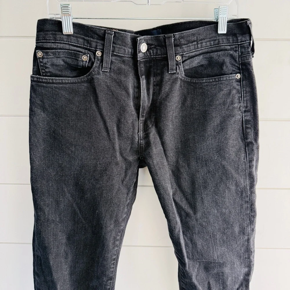 Mens J. Crew Men's Blavk Denim Slim Jeans, 32x30